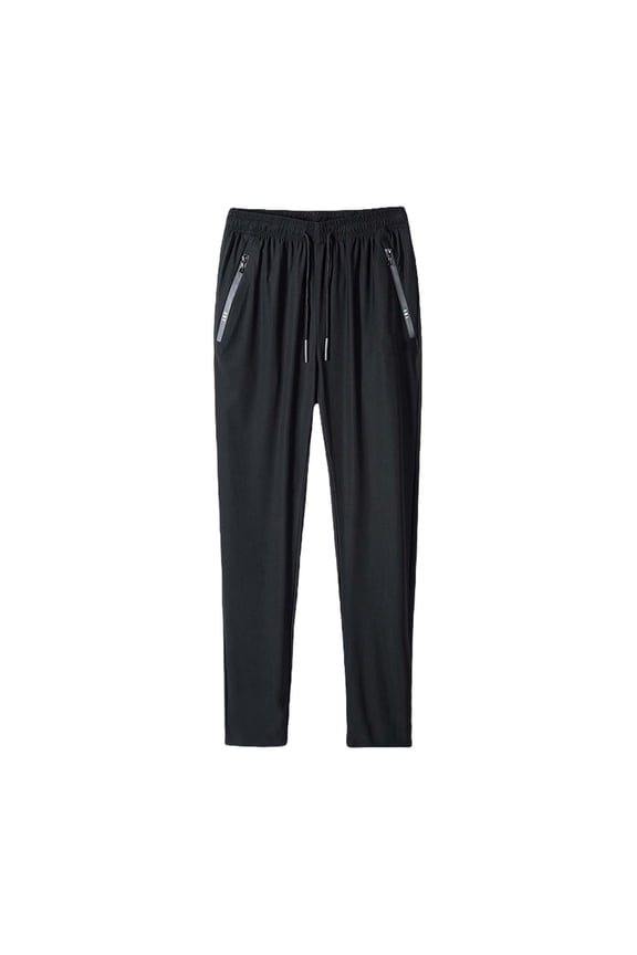 Men's Casual Pants and Title Focused Athletic Track Pants for Everyday Wear with Zipper Pockets and Lightweight Comfort Black1 XXXXXXXL