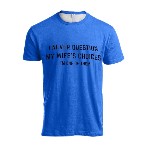 Yuhangmm Mens Tshirt Men T Shirts Funny Husband Boyfriend Tee Shirt Sarcastic Saying Humor Joke T Shirt For Men Blue S