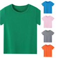 thumbnail image 1 of Yuhangmm Shirts for Girls, Gender Neutral Child Comfortable T Shirt For Children Tops Green 6-7 Years, 1 of 6
