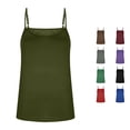 thumbnail image 1 of Yuhangmm Tank Tops for Women,Fashion Lace Trim Camisole Top Casual Comfort Stretch Soft Basic Layering Piece Mens Running Pink M, 1 of 4