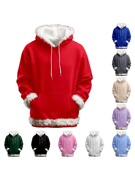 Women Sweatshirt Oversized Hoodie with Pocket Front Sling for Small Pets and Cats Comfortable Sweatshirt for Casual Outings Red L