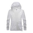 thumbnail image 1 of Yuhangmm Women's Lightweight Sun Jacket Outdoor Breathable Casual Outerwear Windproof Thin Layer Summer White XXXXL, 1 of 2