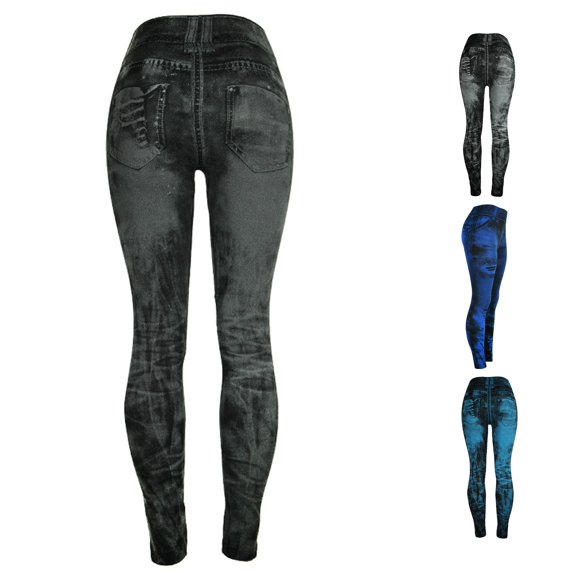 Yuhangmm Women's Pants, Women's Jeans Bottom Pants Coloured -up Super Bomb Slim Nine- Pants 80s Leggings for Women Dark Gray XL