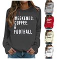 thumbnail image 1 of Yuhangmm Women's Sweatshirt Two Piece Outfits Sets Hoodie Sweatshirt and Long Sweatpants Jogger Workout Set Fall Tracksuit Sweatsuits for Matching Comfort Dark Gray XL, 1 of 5