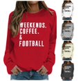 thumbnail image 1 of Yuhangmm Women's Sweatshirt Two Piece Outfits Sets Hoodie Sweatshirt and Long Sweatpants Jogger Workout Set Fall Tracksuit Sweatsuits for Matching Comfort Red XXL, 1 of 5