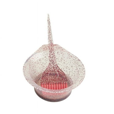 Yuhsdv 2Pcs Hair Dye Brush and Bowl Set Professional Salon Hair Colour Mixing Dyeing Kit Glitter Hair Dye Coloring Kit for DIY Hairdressing Tools