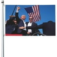 Yuhsdv 3x5 FT Donald Trump 2024 Flag Heavy Duty President Trump Flag