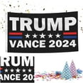 Yuhsdv 3x5 FT Donald Trump 2024 Flag Heavy Duty President Trump Flag
