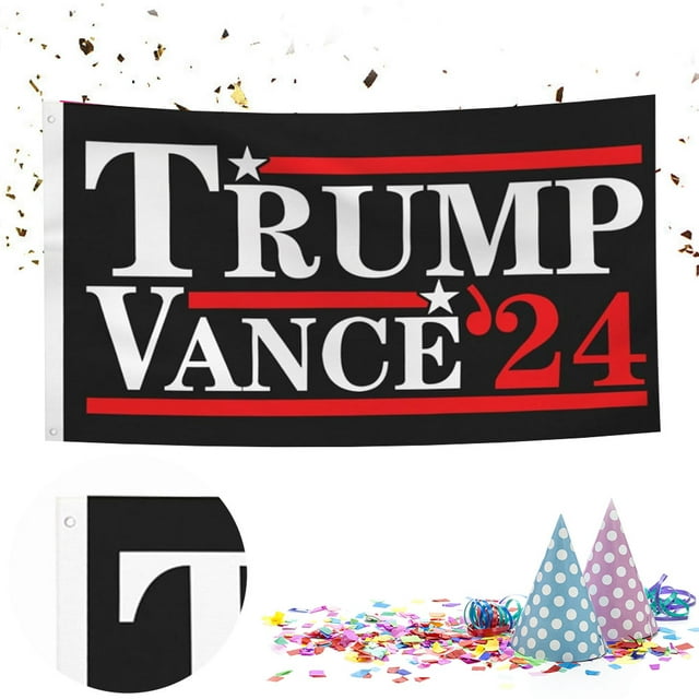 Yuhsdv 3x5 FT Donald Trump 2024 Flag Outdoor Flag for American