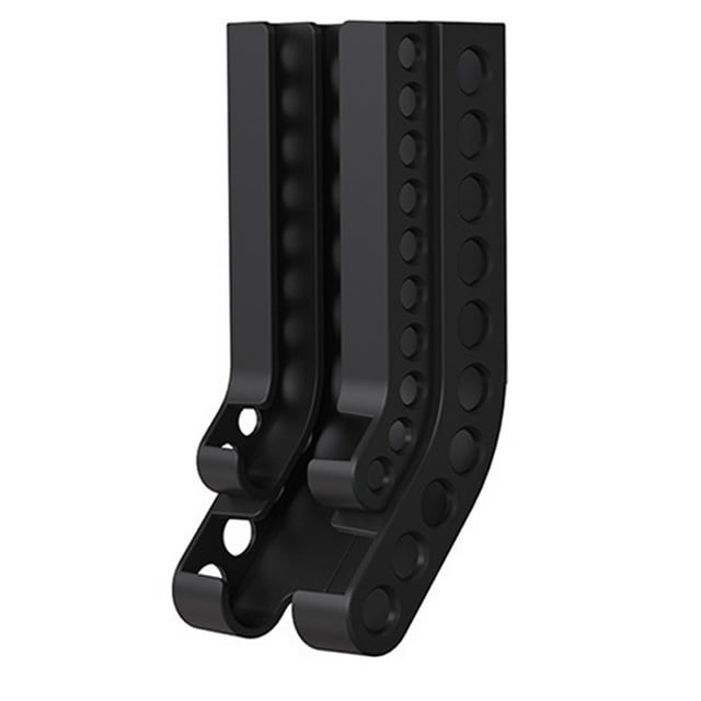 Yuhsdv Battery Storage Organizer Wall Mounted AA & AAA Small Battery Dispenser (Black)