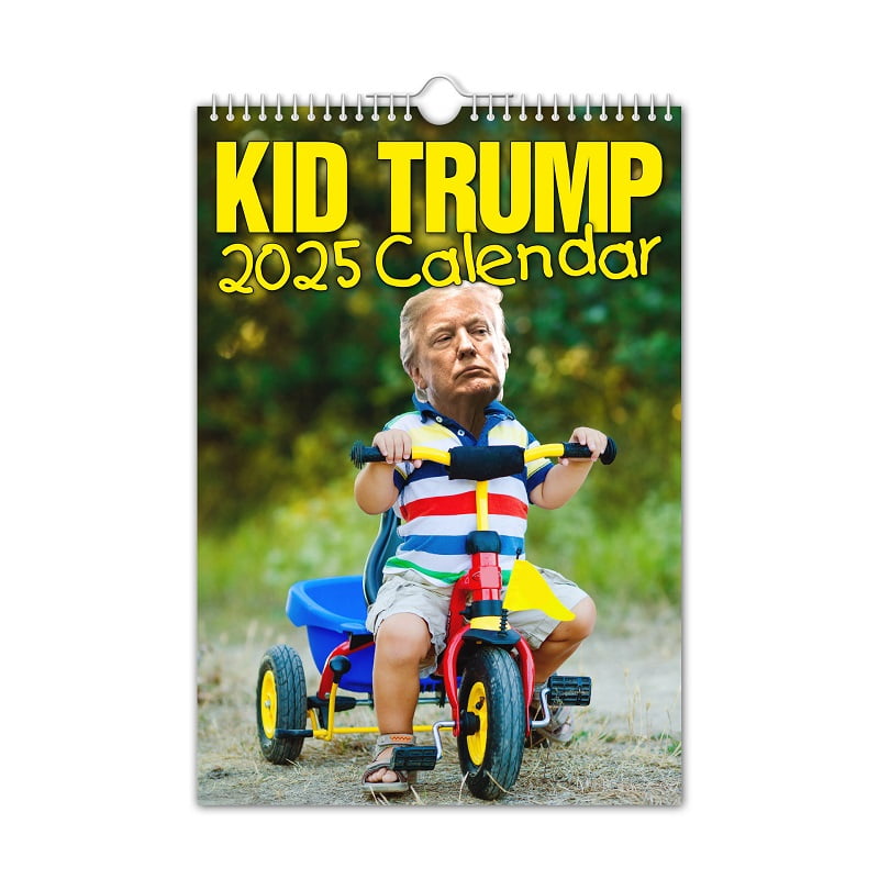 Yuhsdv Kid Trump Calendar 2025 Hanging Wall Calendar Monthly Calendar