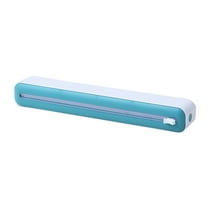 Yuhsdv Waterproof Saran Wrap Dispenser with Slide Cutter for Cling Wrap (Green)