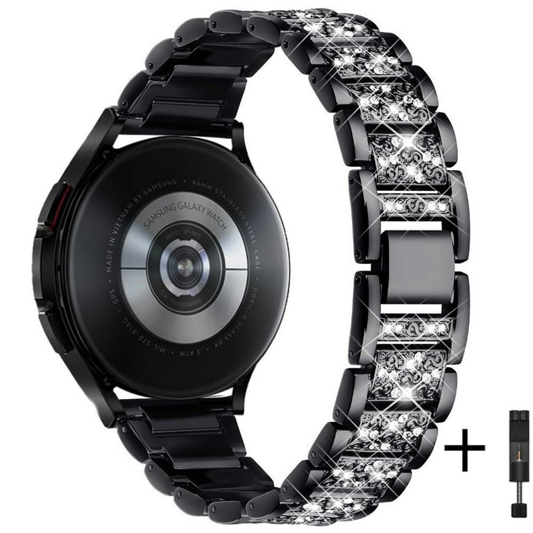 YuiYuKa 20mm 22mm Diamond Metal Band for Samsung Galaxy Watch 5/5