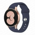 thumbnail image 1 of YuiYuKa 20mm bands No Gaps Sport Band For Samsung Galaxy Watch 4 Classic 46mm 42mm /5/5 Pro Smartwatch Silicone Sport Women Men Strap Bracelet for Galaxy Watch 5 4 44mm 40mm Band midnight blue, 1 of 12