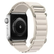 YuiYuKa Alpine Loop Strap Compatible with Apple Watch Bands 49mm 45mm 41mm 44mm 40mm 38mm 42mm Nylon Watchband Sport Bracelet Belt iwatch Series 9 8 7 6 5 4 3 2 1 SE Ultra Band