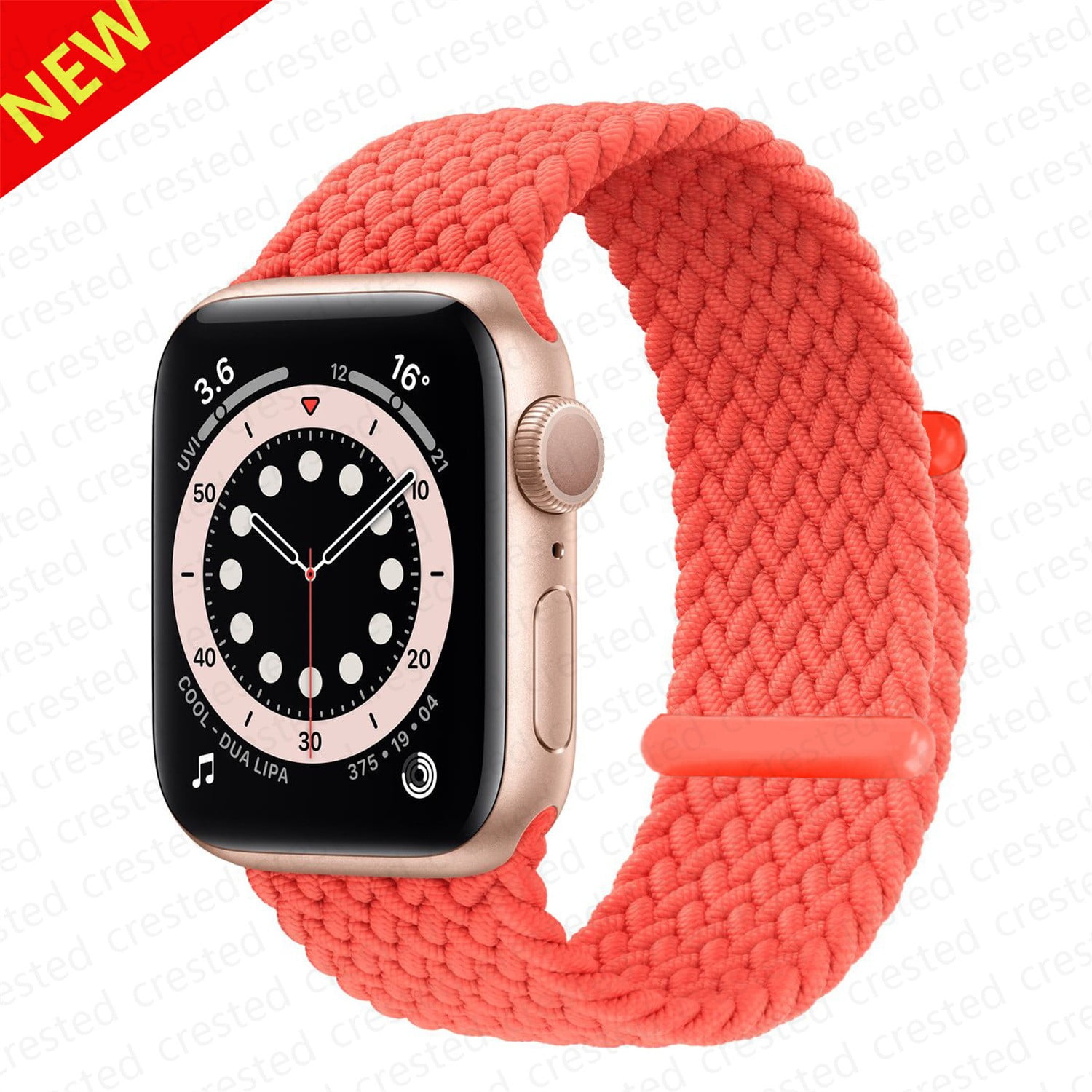 Apple Watch Bracelet 44mm & 42mm Orange S/M and M/L - MacManiack England