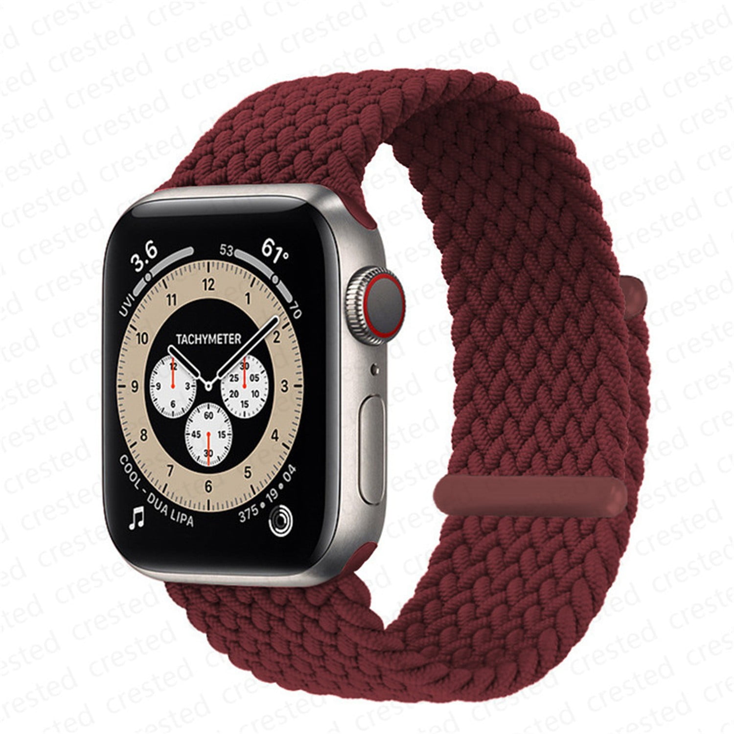 Unique Wool Leather Strap For Apple Watch Band 49mm 41mm 40mm 45