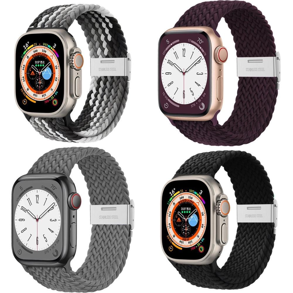 YuiYuKa Braided Solo Loop Compatible with Apple Watch Bands 41mm 40mm ...