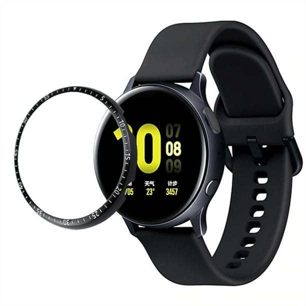 YuiYuKa Case For Samsung Galaxy Watch active 2 40mm 44mm Protector Bezel Ring Accessories Adhesive Metal Bumper Cover Active2 40 44 mm black Walmart Business Supplies