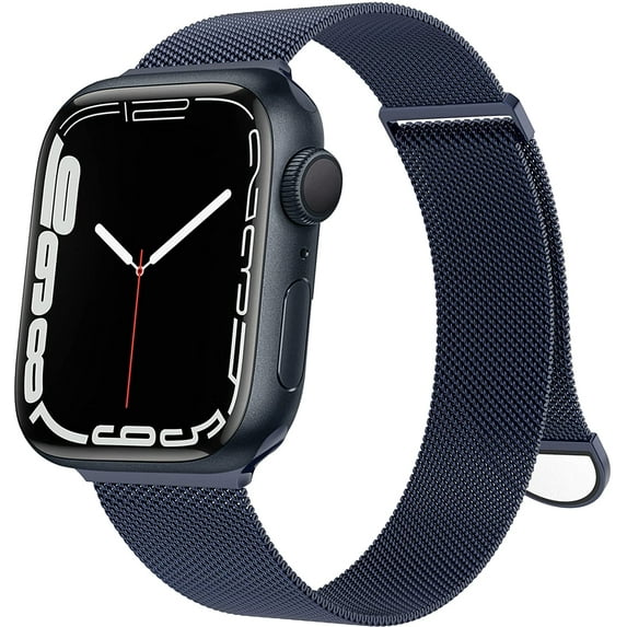 YuiYuKa Compatible With Apple Watch Bands 38mm 42mm 40mm 44mm 41mm 45mm Ultra 49mm,Adjustable Strap Magnetic Wristbands Milanese Loop Mesh Apple Wristwatches Bands for iwatch series 8 7 6 Se 5 4 3 2 1