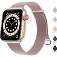 thumbnail image 1 of YuiYuKa Compatible With Apple Watch Bands 38mm 42mm 40mm 44mm 41mm 45mm Ultra 49mm，Adjustable Strap Magnetic Wristbands Milanese Loop Mesh Apple Wristwatches Bands for iwatch series 8 7 6 Se 5 4 3 2 1, 1 of 9