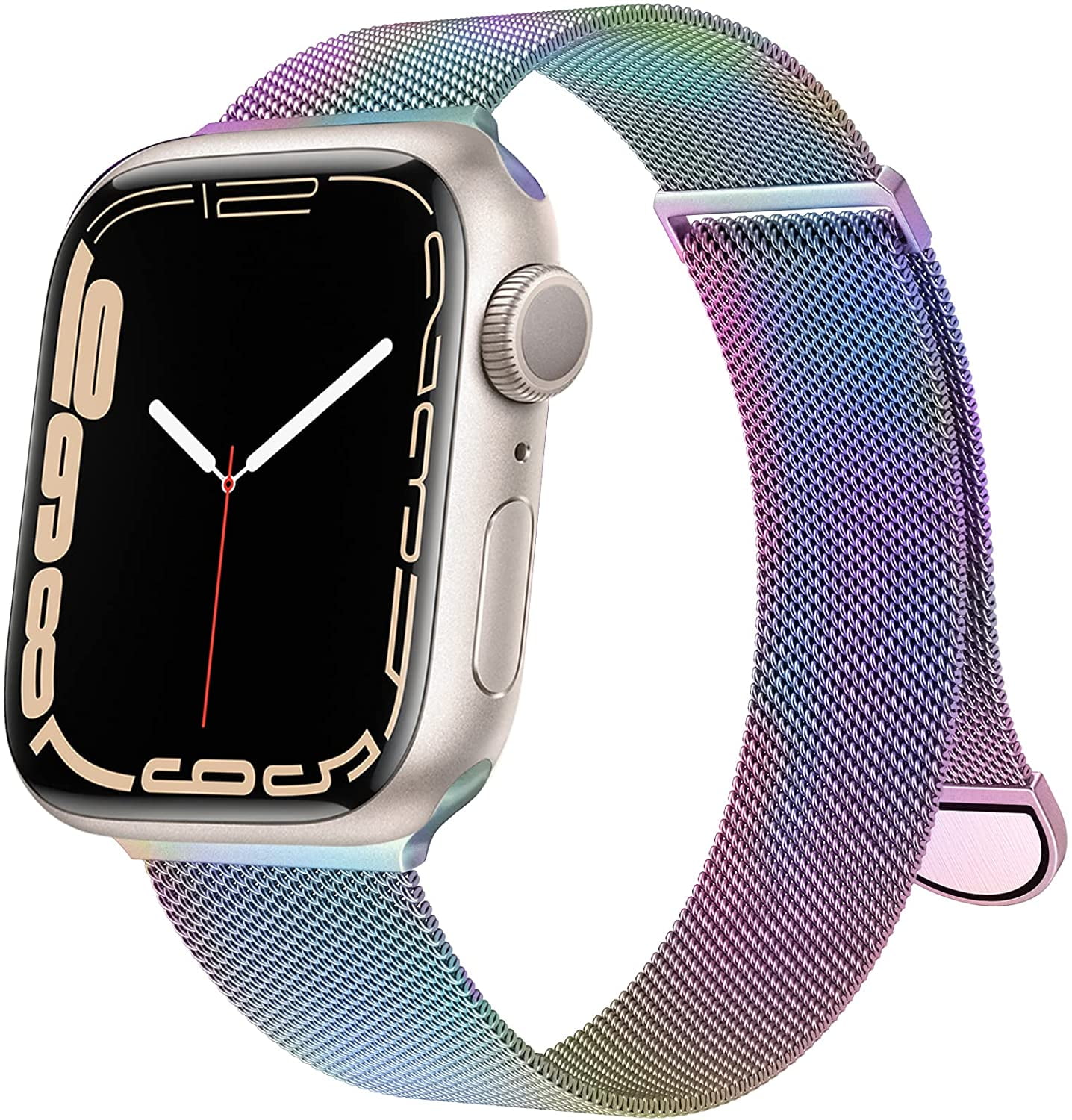 NEW Adjustable Stainless Wrist Strap Band For Apple Watch - Sliver Silver Stainless Steel Strap with Clasp for Apple Watch  main image 4