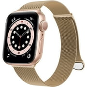 YuiYuKa Compatible With Apple Watch Bands 38mm 42mm 40mm 44mm 41mm 45mm Ultra 49mm，Adjustable Strap Magnetic Wristbands Milanese Loop Mesh Apple Wristwatches Bands for iwatch series 8 7 6 Se 5 4 3 2 1