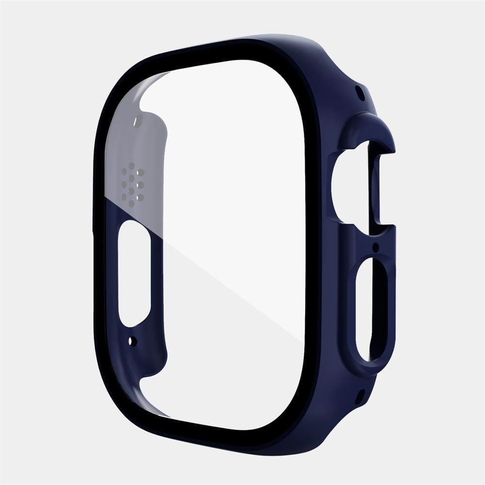 Acheter Verre + boîtier pour Apple Watch 44mm 45mm, mise à niveau  d'apparence pour iwatch Ultra 49mm, protecteur d'écran + couvercle PC, accessoires  Apple Watch