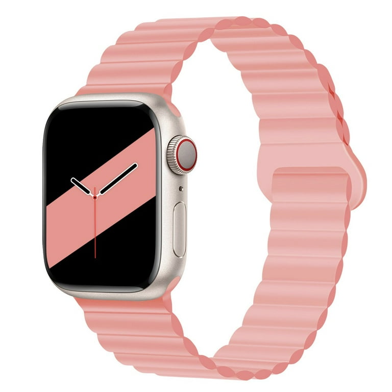 YuiYuKa Silicone Link Magnetic Loop Compatible with Apple Watch