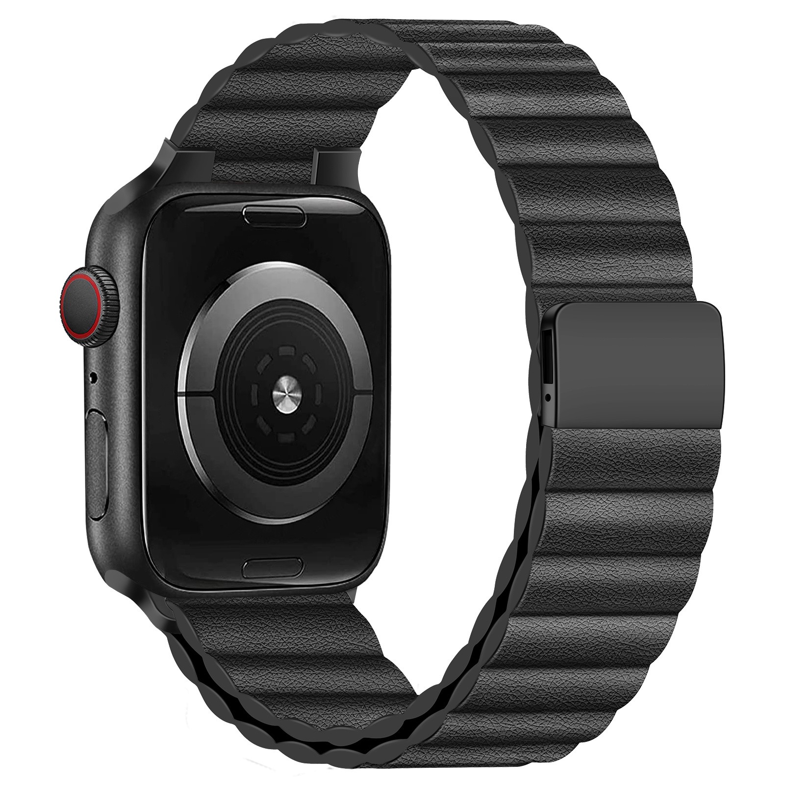 YuiYuKa Loop Leather Link Bands Compatible with Apple Watch