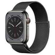 YuiYuKa Metal Milanese Loop Compatible with Apple Watch Bands 45mm 41mm Ultra 49mm 44mm 40mm 38mm 42mm Stainless Steel Mesh Bracelet Magnetic Loop Replacement iWatch Series 8 7 SE 6 5 4 3 Men Women