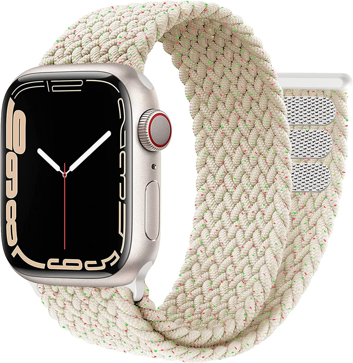 YuiYuKa Nylon Braided Solo Loop Band Compatible for Apple Watch