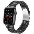thumbnail image 1 of YuiYuKa Resin Lightweight Replacement Band for Apple Watch Band 40mm 44mm 38mm 42mm 41mm 45mm Series SE 7 6 5 4 3 2 1 iWatch band Wristband Bracelet Strap for Women Men, 1 of 11
