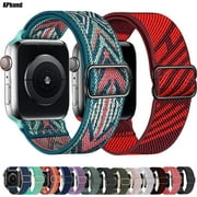 YuiYuKa Scrunchie Stretchy Strap Compatible with Apple Watch Bands 40mm 49mm 44mm 38mm 42mm 41mm 45mm,Adjustable Nylon solo Loop bracelet iWatch series 9 8 7 6 5 4 3 2 1 SE Ultra Strap