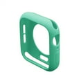thumbnail image 1 of YuiYuKa Silicone Cover Compatible with Apple Watch case 44mm 40mm 45mm 41mm 42mm 38mm Accessories Bumper Shell Protector iWatch series 9 8 7 SE 6 5 4 3 - Spear Mint, 1 of 11