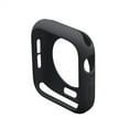 thumbnail image 1 of YuiYuKa Silicone Cover Compatible with Apple Watch case 44mm 40mm 45mm 41mm 42mm 38mm Accessories Bumper Shell Protector iWatch series 9 8 7 SE 6 5 4 3 - black, 1 of 11
