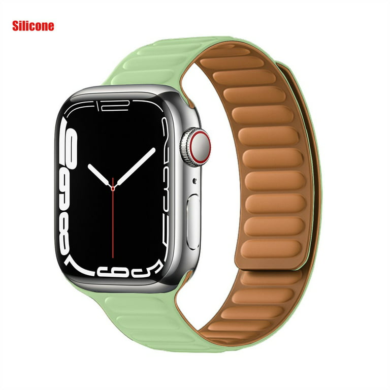  Christmas Watch Bands with Band Charms Decorative & Rings Loops  for Apple Watch 38mm/40mm/41mm/42mm/44mm/45/49mm for iWatch SE/Series8 7 6  5 4 3 2 1, Replaceable Holiday Soft Silicone Sport Watch Bands