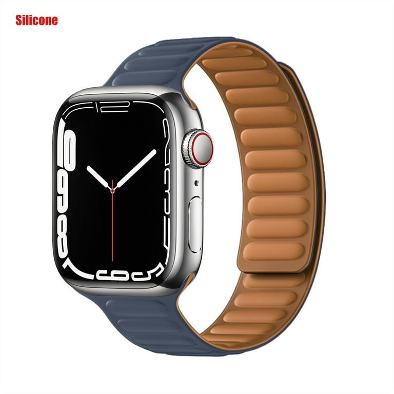 Silicone strap For Apple Watch band 44mm 40mm 45mm 41mm 49mm 38mm 42mm 44  mm correa bracelet iwatch series 3 6 se 7 8 ultra 2 9