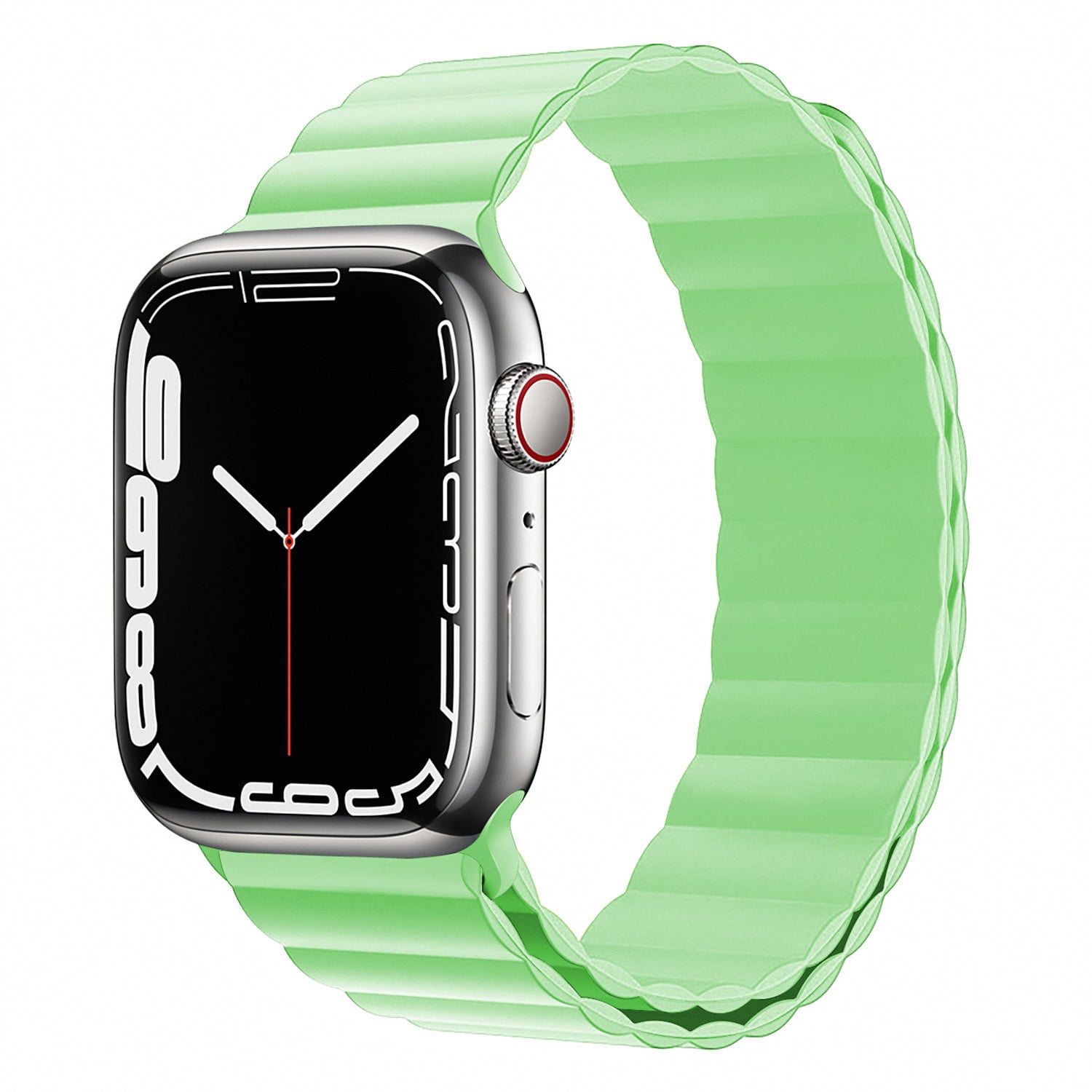 YuiYuKa Silicone Magnetic Loop Strap Compatible with Apple Watch