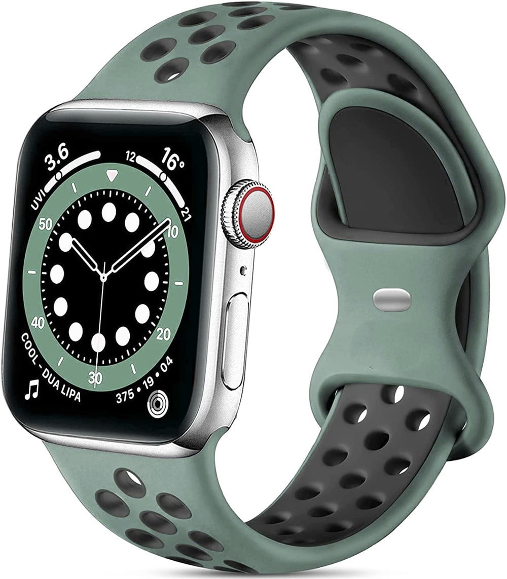 Cactus Sport Band Silicone Bracelet Apple Watch Vente pour iWatch 40mm 44mm  - WATCHBANDSMALL