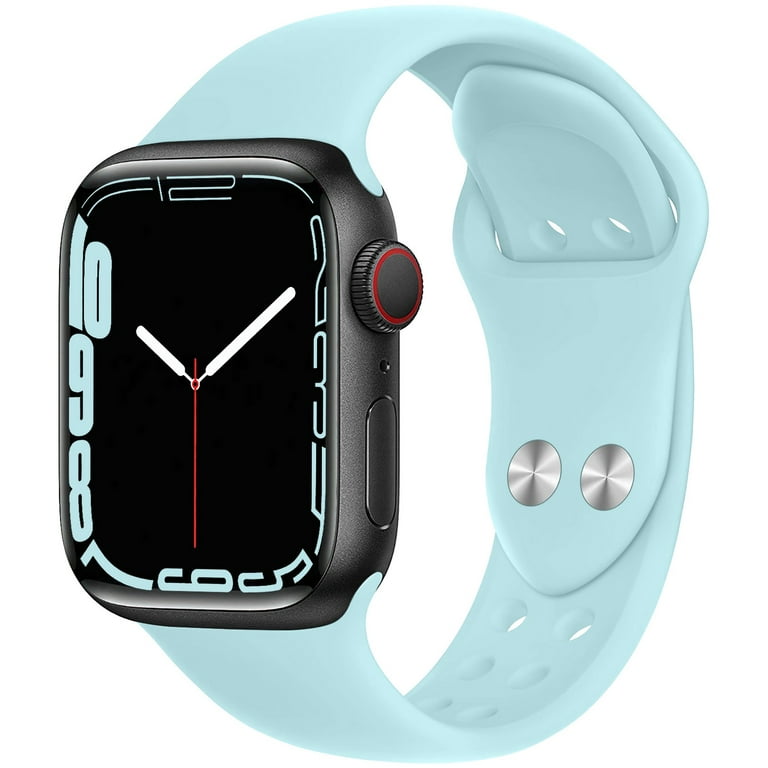 YuiYuKa Silicone Strap Sport Band Compatible with Apple Watch Ultra Bands  49mm 40mm 44mm 41mm 45mm 42mm 38mm Women Men , Sport Wristwatch Replacement  iWatch Series 9 8 7 6 5 4 3 2 1 SE Ultra 