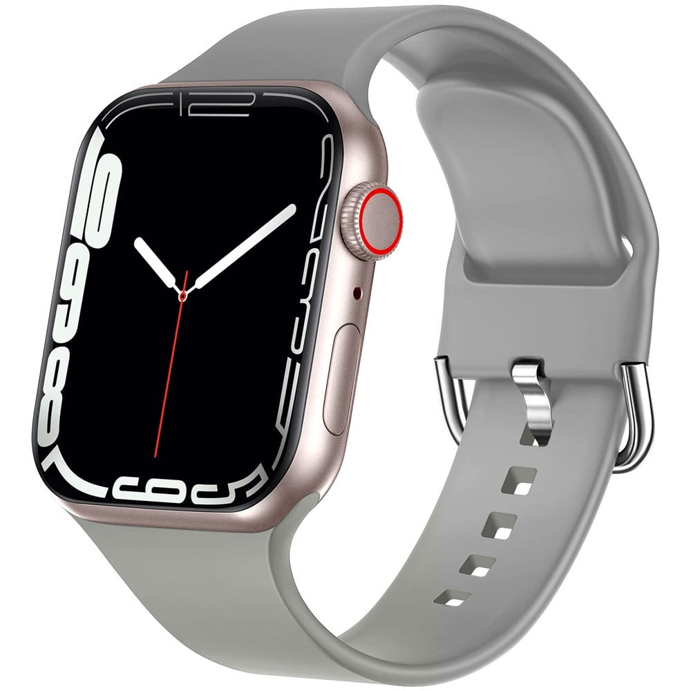 Kit 5 Pulseiras de silicone esportivas compatíveis com Apple Watch de 45mm  44mm, 42mm, 41mm 40mm, 38mm compatíveis com iWatch Series 8/7/6/5/4/3/2/1  em Promoção na Americanas