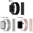 thumbnail image 1 of YuiYuKa Sport Loop Nylon Strap Compatible with Apple Watch Bands 44mm 45mm 41mm 40mm 38mm 42mm Ultra 49mm Women Men Adjustable Velcro Braided Wristbands Replacement iWatch Band Series 9 8 7 SE 6 5 4 3, 1 of 11