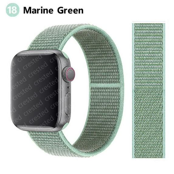 YuiYuKa Sport Loop Nylon Strap Compatible with Apple Watch Bands 44mm 45mm 41mm 40mm 38mm 42mm Ultra 49mm Women Men Adjustable Velcro Braided Wristbands Replacement iWatch Band Series 9 8 7 SE 6 5 4 3