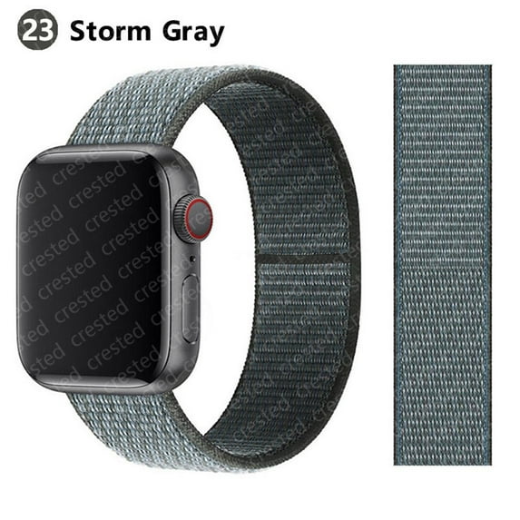 YuiYuKa Sport Loop Nylon Strap Compatible with Apple Watch Bands 44mm 45mm 41mm 40mm 38mm 42mm Ultra 49mm Women Men Adjustable Velcro Braided Wristbands Replacement iWatch Band Series 9 8 7 SE 6 5 4 3