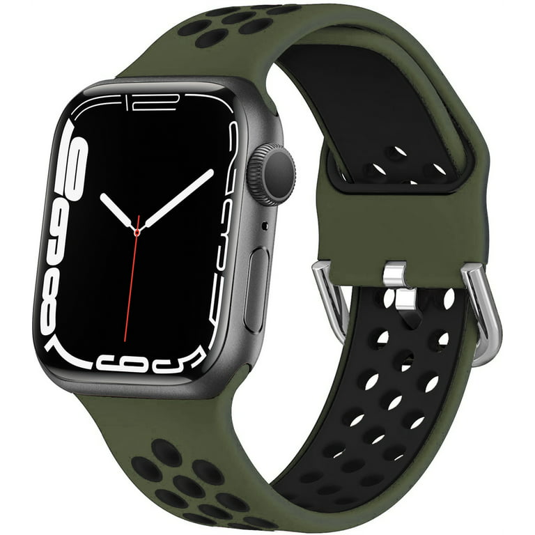 Apple Watch Band Silicone Strap Bracelet Sport Wrist Watch Belt – jetechband