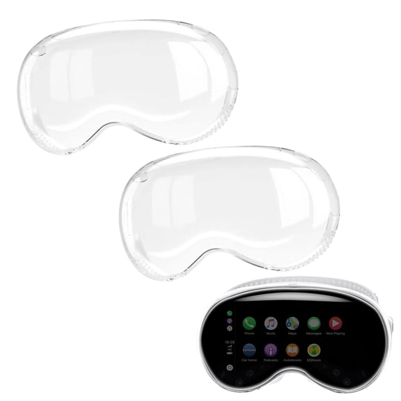 YuiYuKa TPU Protective Cover Compatible with Apple Vision Pro Case, Slim Screen Protective Cover Anti-Scratch Shockproof Transparent Case for Vision Pro Accessories VR Headset