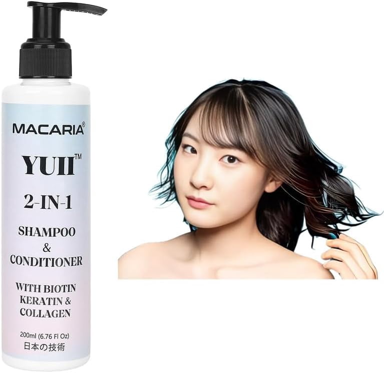 Yuii Biotin Keratin Shampoo and Conditioner, All Hair Types