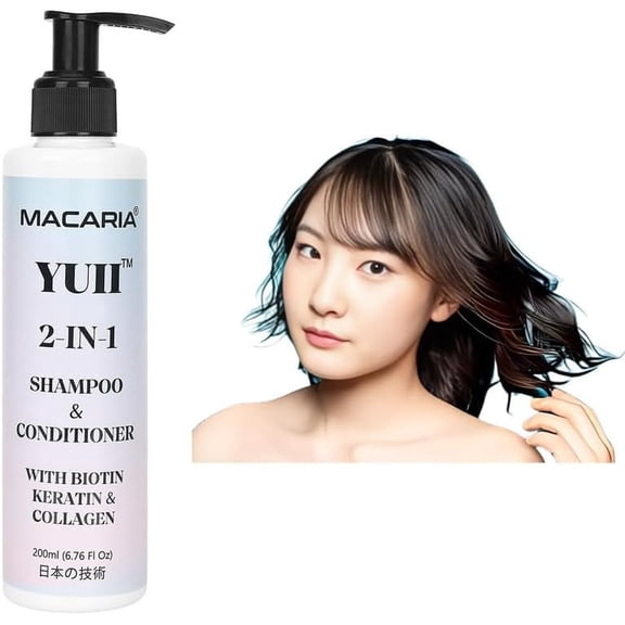Yuii Biotin Keratin Shampoo and Conditioner, All Hair Types