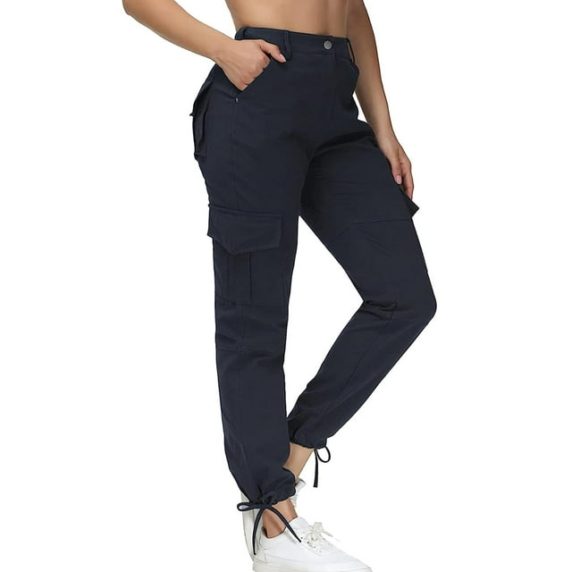 Yujem Cargo Pants Women Petite Pants for Women Fashion Overalls Solid